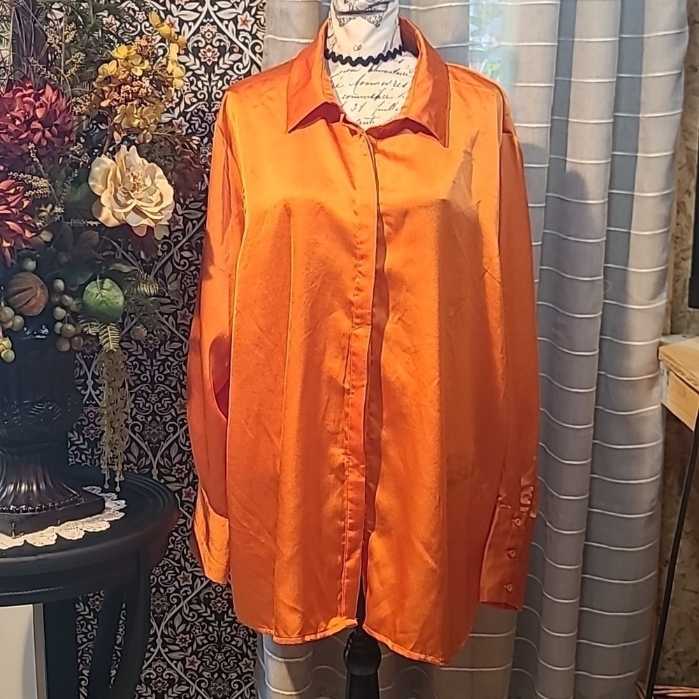 PrettyLittleThing oversized button front blouse